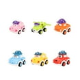 thumbnail image 1 of Dinosaur Pull Back Car Set, Colorful Regenerative Engineering Vehicle, No Battery Needed, Cute Simulation Car for Collecting and Racing (7.6x5.1x1.9 inch), 1 of 6