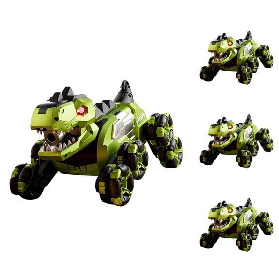 Dinosaur Remote Control Car Eight-Wheel Sound-Activated Toy with Realistic Spray Effect and High-Capacity Battery for Indoor Outdoor Use and Motion Sensor Control