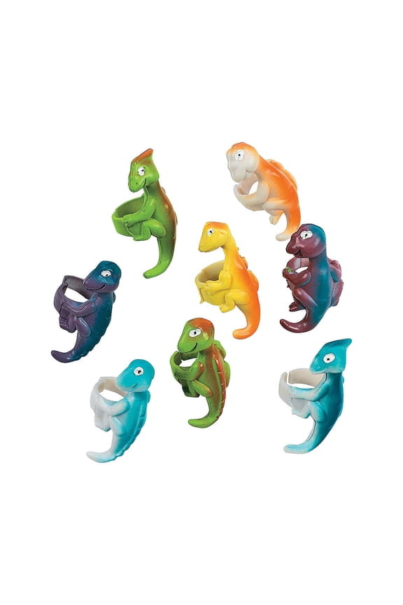 Dinosaur Rings - Jewelry - 12 Pieces
