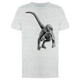 thumbnail image 1 of Dinosaur Running Roaring Tee Men's - Men T-Shirt, Large, 1 of 2