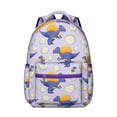 thumbnail image 1 of Dinosaur School Backpack - Heavy Duty Waterproof Bookbag for Students & Professionals, Laptop Friendly, Trendy Prehistoric Print Design, 1 of 6