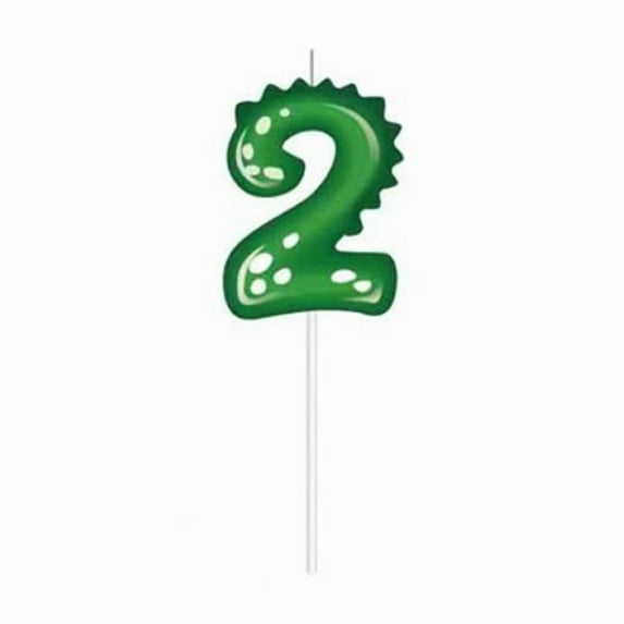 Dinosaur Shaped Cake Topper with Circular Design for Birthday Party Decorations and Celebration Supplies