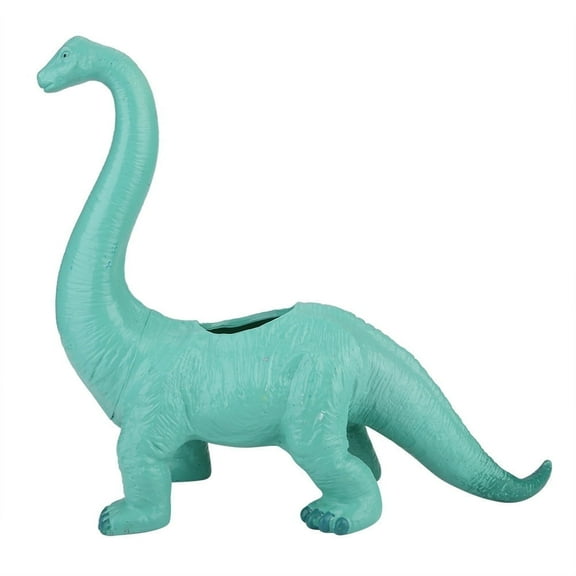 Dinosaur Shaped Succulent Pot, Cute Planter Container Gardening Plant Flower Pot, Cactus Bonsai Pot for Home Office Desktop Decoration (Light Blue)