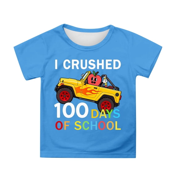 Dinosaur Shirts for Boys , Boys 14-16 Shirts , Girls Tops,Boys Graphic Short Sleeve Crewneck Tee Casual Loose Fit Comfortable Top For Kids Back To School
