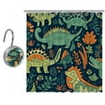 thumbnail image 1 of Dinosaur Shower Curtain for Bathroom, 1 of 6