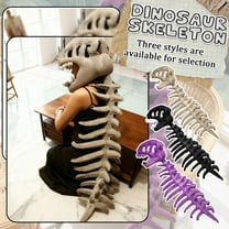 Dinosaur Skeleton Hood Plush Toy - Cute Stuffed Animal, Soft Plushie Gift for Kids, Friends, Classmates, Birthday & Graduation Present (1*Plush Toy)