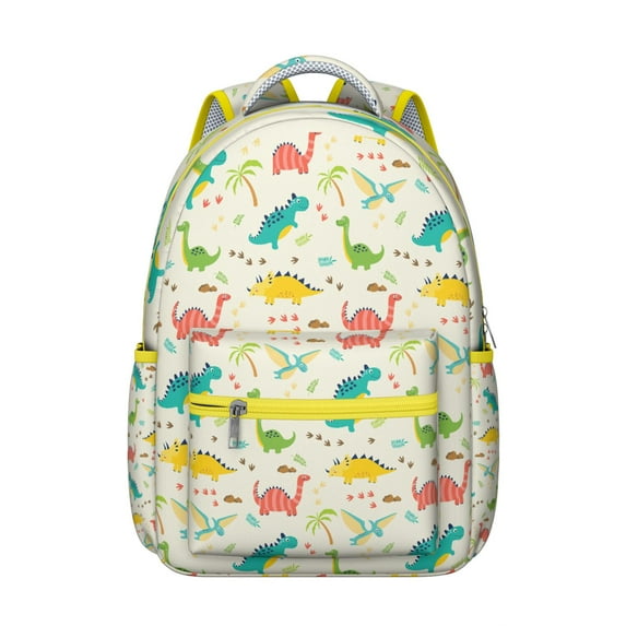 Dinosaur Skeleton Print Waterproof Backpack - Unique School Bag for s with Breathable Comfort