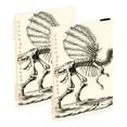 thumbnail image 1 of Dinosaur Skeleton Ring Binder Notebook Journey Note Diary College Ruled Spiral Notebook Study Loose Leaf Paper A5 60 Pages, 1 of 8