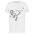 thumbnail image 1 of Dinosaur Sketch T Rex Tee Men's -Image by Shutterstock, 1 of 2
