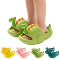 thumbnail image 1 of Dinosaur Slide Sandals for Boys Girls Lightweight EVA Thick Sole Slip On Beach Shoes Indoor Home Bathroom Daily Wear, 1 of 9