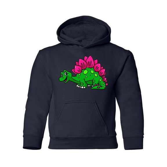 Dinosaur Smiling Hoodie Juniors -Image by Shutterstock,  Large