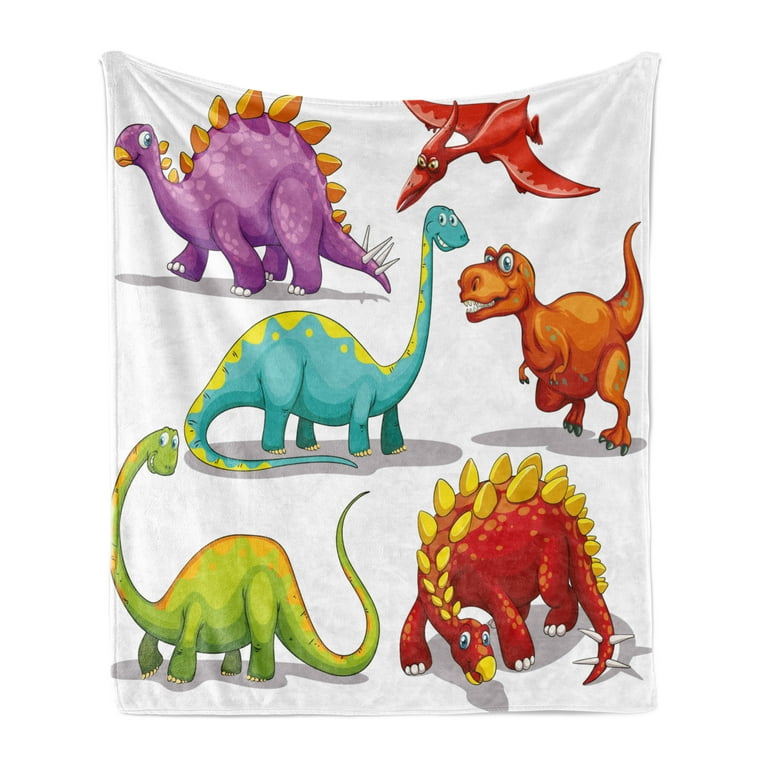 Dinosaur soft blanket top