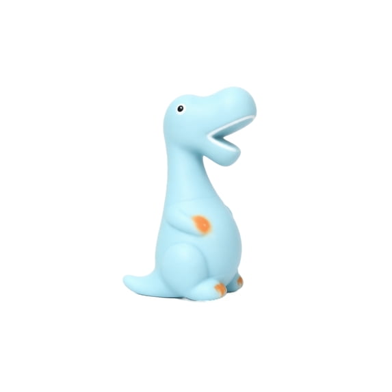 Dinosaur Squishy Toy, Light Blue Cartoon Dino Stress Squeeze Ball, Crunchy Sound Slow Rising Relief Fidget Toy, Anxiety Sensory Ball for Adults, Random Color Christmas Gift