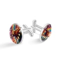 thumbnail image 1 of Dinosaur Stylish Men's Cufflinks Set for Formal Attire, Made of Stainless Steel, for Wedding or Business Meetings, 1 of 6
