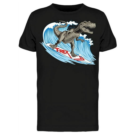 Dinosaur Surfer Wave Tee Men's