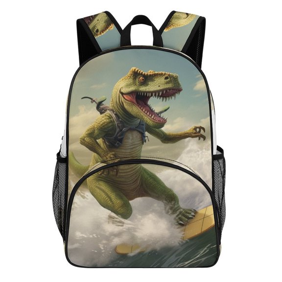 Dinosaur Surfing Epic Wave Ride Backpacks for Backpack for Bookbag