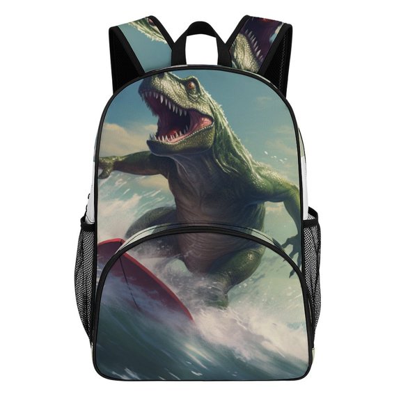 Dinosaur Surfing Epic Wave Ride Backpacks for Backpack for Bookbag