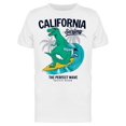 thumbnail image 1 of Dinosaur Surfing Wave Tee Men's -Image by Shutterstock, 1 of 2