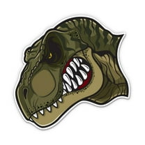 Dinosaur T-Rex - 3" Vinyl Sticker - For Car Laptop Water Bottle Phone - Waterproof Decal