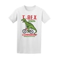 thumbnail image 1 of Dinosaur T-Rex Bicycle Tee Men's -Image by Shutterstock, 1 of 2
