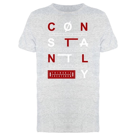 Constantly Typography Graphic Tee Men's -Image by Shutterstock
