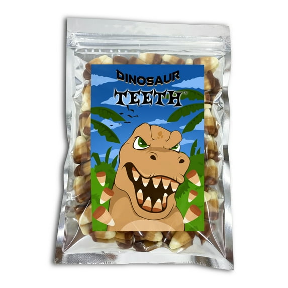Dinosaur Teeth Smores Flavored Candy Corn Funny Unique Easter Basket Gag Gift Candy for Birthday Girls, Boys and Teens