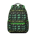 thumbnail image 1 of "Dinosaur Themed School Backpack for College & Commute - Large Capacity Waterproof Laptop Backpack, Durable Bookbag with Multiple Pockets for Work", 1 of 6