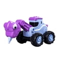 thumbnail image 1 of Dinosaur Toy Car, Press and Go Excavator Vehicle, Construction Engineering Toy with Realistic Wheels, Friction Powered Educational Gift for Boys Girls Kids, 1 of 7