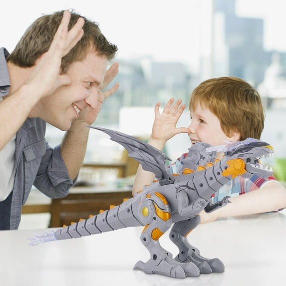 Dinosaur Toys Action Figure Multifunction Cool Walking RC Pet Doll Toys for Kids Boys Girls Rechargeable Electronic Model Toy