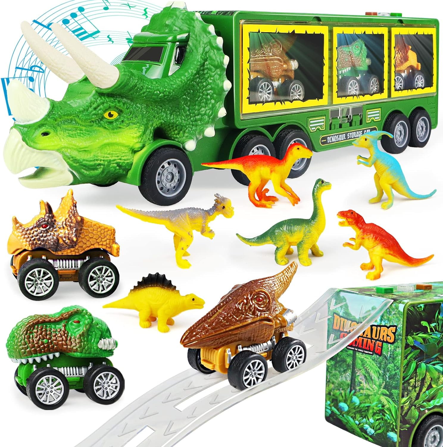 Playkidz Motorized Ambulance Toy Truck for Kids with Light & Siren