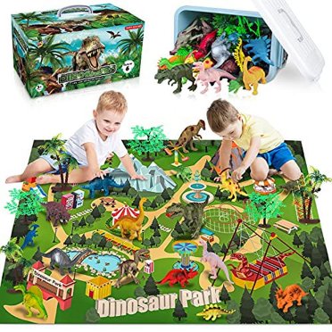Dinosaur Track Toys, Flexible Race Track Set, Perfect Gifts For 3 6 Years Old Boys Girls, 169 Pcs