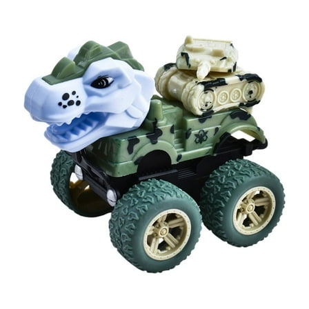 Dinosaur Toys for 2 3 4 5 Year Old Boys - Funny Truck Toys for Toddlers Boys Push and Go Cars Dinosaur Toys for Kids Boy Christmas Birthday Gifts