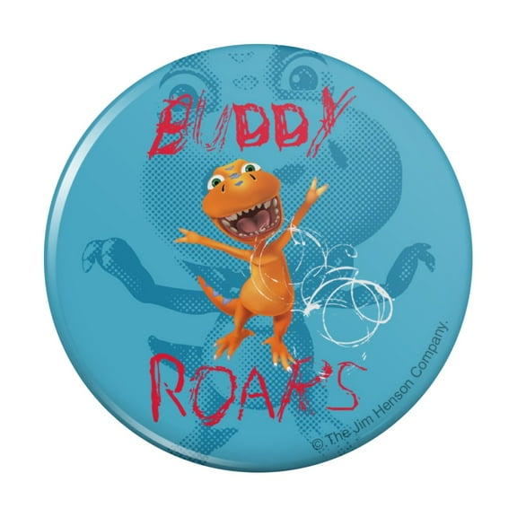 Dinosaur Train Buddy Roars T-Rex Kitchen Refrigerator Locker Button Magnet