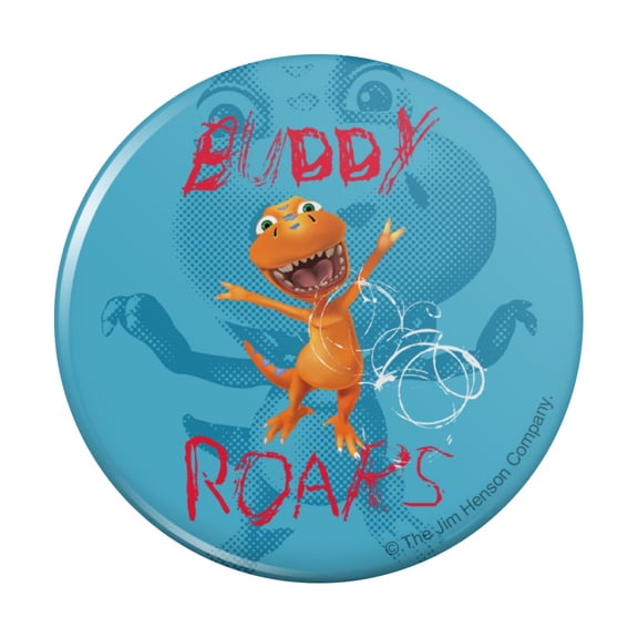 Dinosaur Train Buddy Roars T-Rex Kitchen Refrigerator Locker Button Magnet