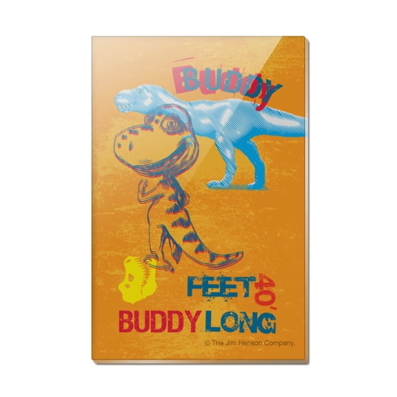 Dinosaur Train Buddy T-Rex 40 Feet Long Rectangle Acrylic Fridge Refrigerator Magnet