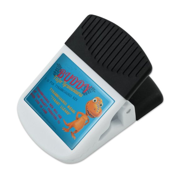 Dinosaur Train Buddy T is for Tyrannosaurus T-Rex Refrigerator Fridge Magnet Magnetic Hanging Hook Note Snack Clip