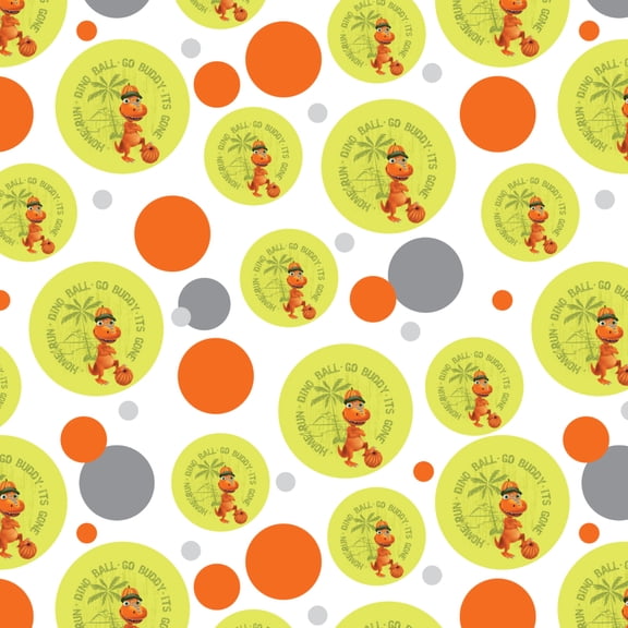 Dinosaur Train Dino Ball Go Buddy Premium Gift Wrap Wrapping Paper Roll