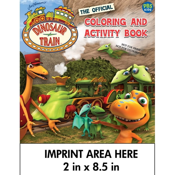 Dinosaur Train Imprint Coloring Book (25 Copies) (8.5x11)