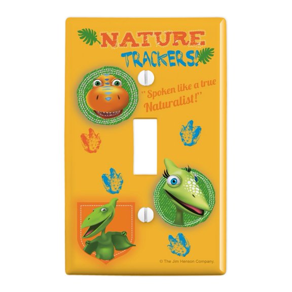 Dinosaur Train Nature Trackers Buddy Tiny Plastic Wall Decor Toggle Light Switch Plate Cover
