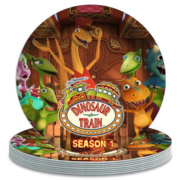 Dinosaur Train Themed Birthday Disposable Tableware - 7 Inch Paper Plates Party Supply Decorations