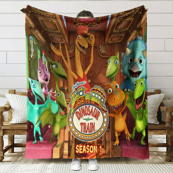 Dinosaur Train Throw Blanket Gifts for Fans Lover Girls Boys Women Present Hoodie Him Bed 50"x60"