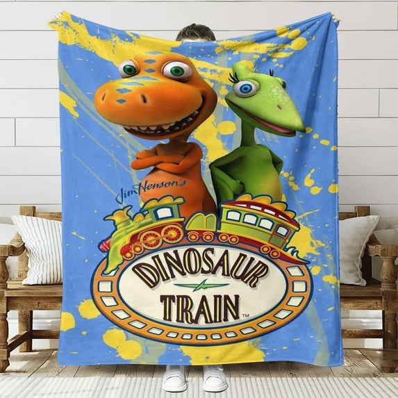 Dinosaur Train Throw Blanket Gifts for Fans Lover Girls Boys Women Present Hoodie Him Bed 60"x80"