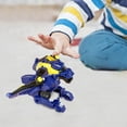 thumbnail image 1 of Dinosaur Transform Car Toy, Collision Deformation Robot Vehicle, Push-Pull Wheels Engineering Play, Blue Plastic Interactive Learning Gift for Boys, 1 of 8