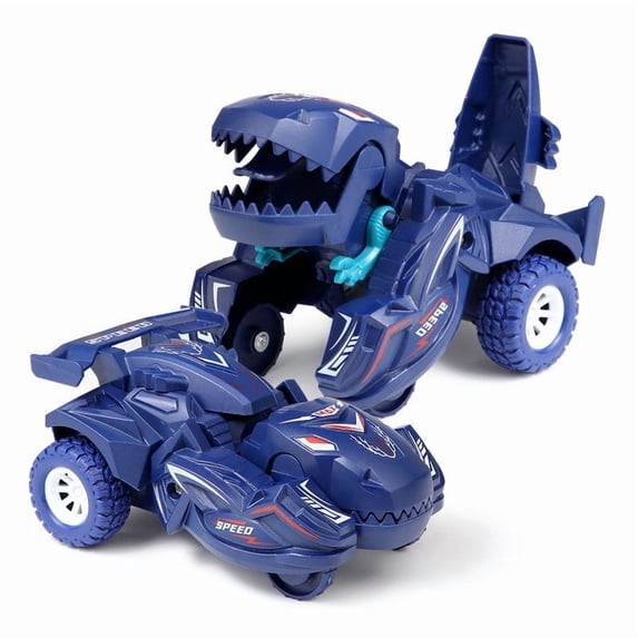 Cars Racing Food Dinosaur Transforming Toy Car, 2-in-1 Auto Morphing Vehicle, Durable ...
