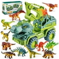 thumbnail image 1 of Dinosaur Transportes Toy Set Trex Excavation Dinosaur Transportation Truck Transporte Dinosaur Wind And Fire Wheels Toy Gifts For Boys And Girls With Dinosaur, 1 of 1