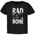 thumbnail image 1 of Dinosaur Triceratops Rad to the Bone Toddler T Shirt Black 4T, 1 of 1