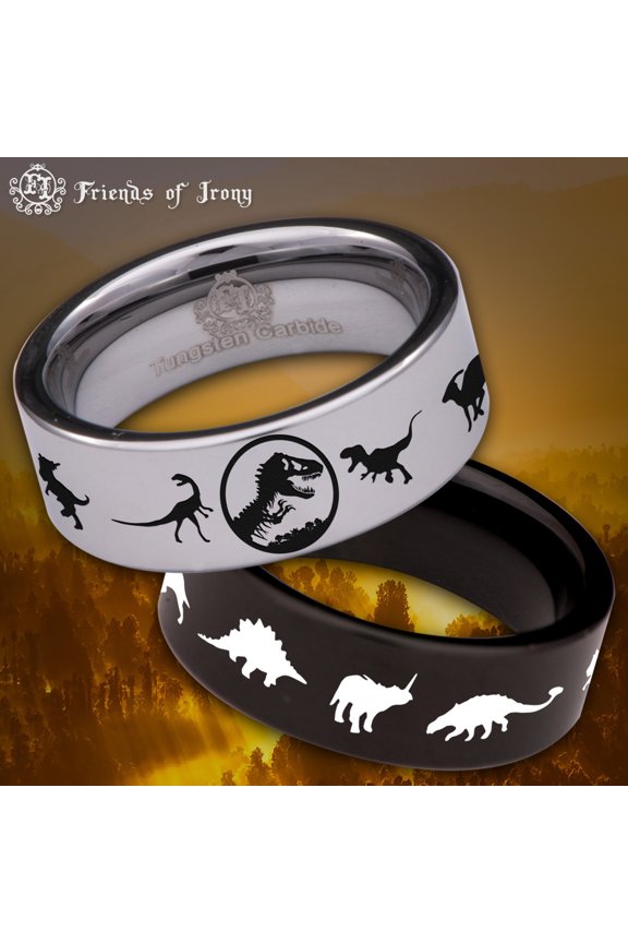 Dinosaur Tungsten Carbide Ring