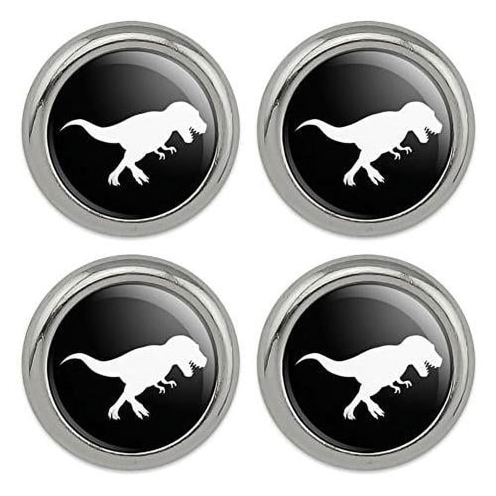 Dinosaur Tyrannosaurus Rex Black White Metal Craft Sewing Novelty ...