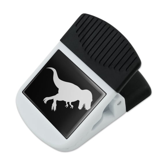 Dinosaur Tyrannosaurus Rex Black White Refrigerator Fridge Magnet Magnetic Hanging Hook Note Snack Clip