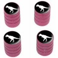 thumbnail image 1 of Dinosaur Tyrannosaurus Rex Tire Rim Wheel Aluminum Valve Stem Caps, Multiple Colors, 1 of 1